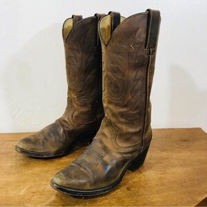 Durango vintage leather cowboy boots